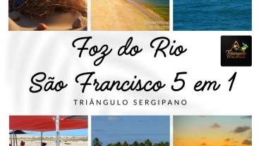 Foz do Rio São Francisco 5 em 1
